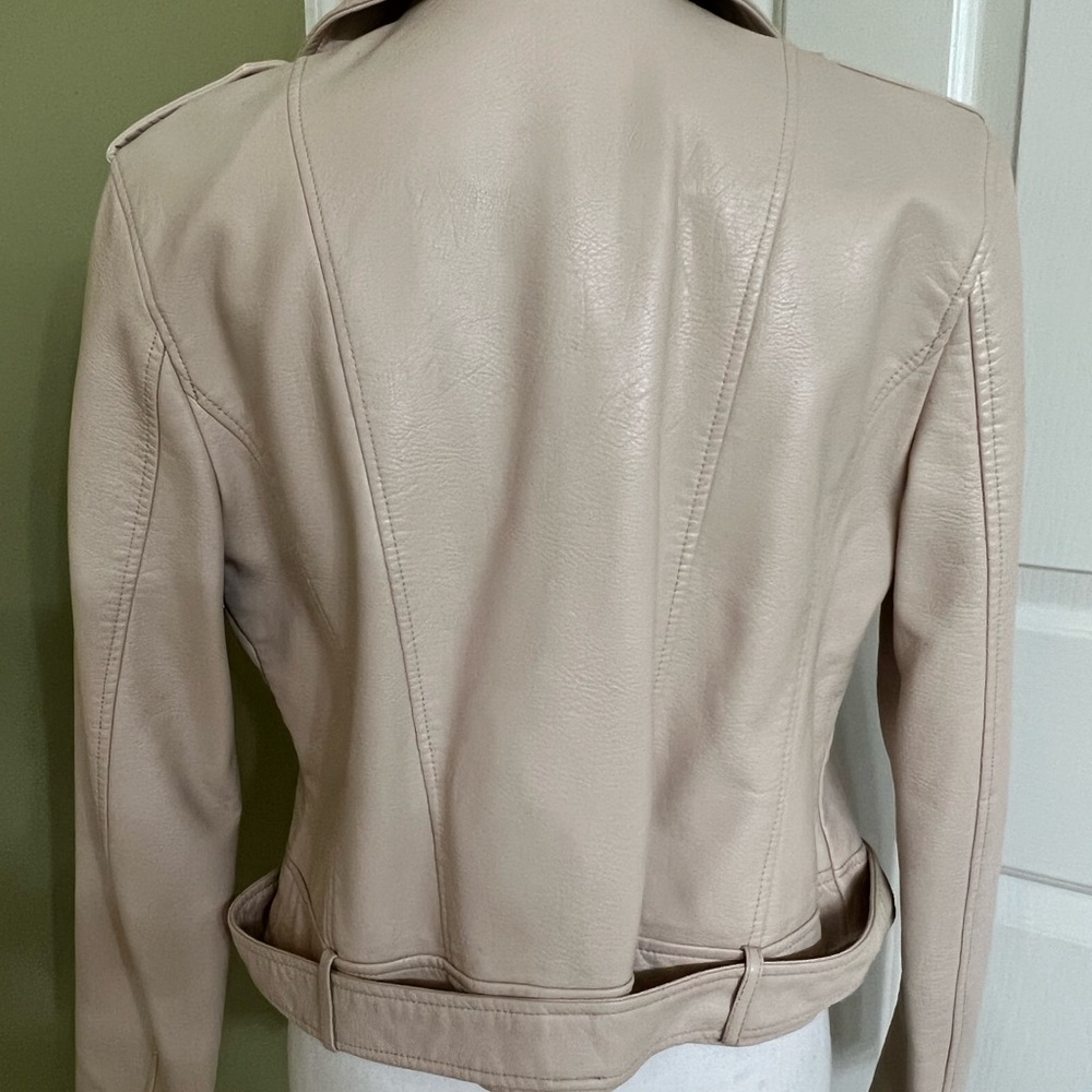 Design Lab Faux Leather Jacket - Picture 3 of 5